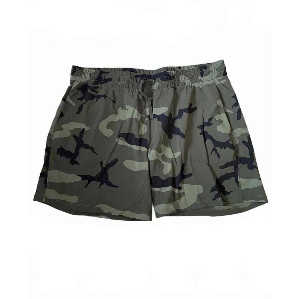 Tuff Athletics Olive Green Camo Sport Shorts Size XXL
